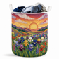 Sunset Iris Wildflower Meadow Laundry Basket For Laundry Room Bathroom Bedroom Nursery And Everyday Home Organization