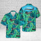 Tropical Massachusetts Fighter Jet Hawaiian Shirt For Summer Vacation, Beach Travel, And Casual Wear