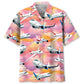 Airplane Vacation Hawaiian Shirt For Coastal Travel, Casual Events, And Comfortable Summer Wear