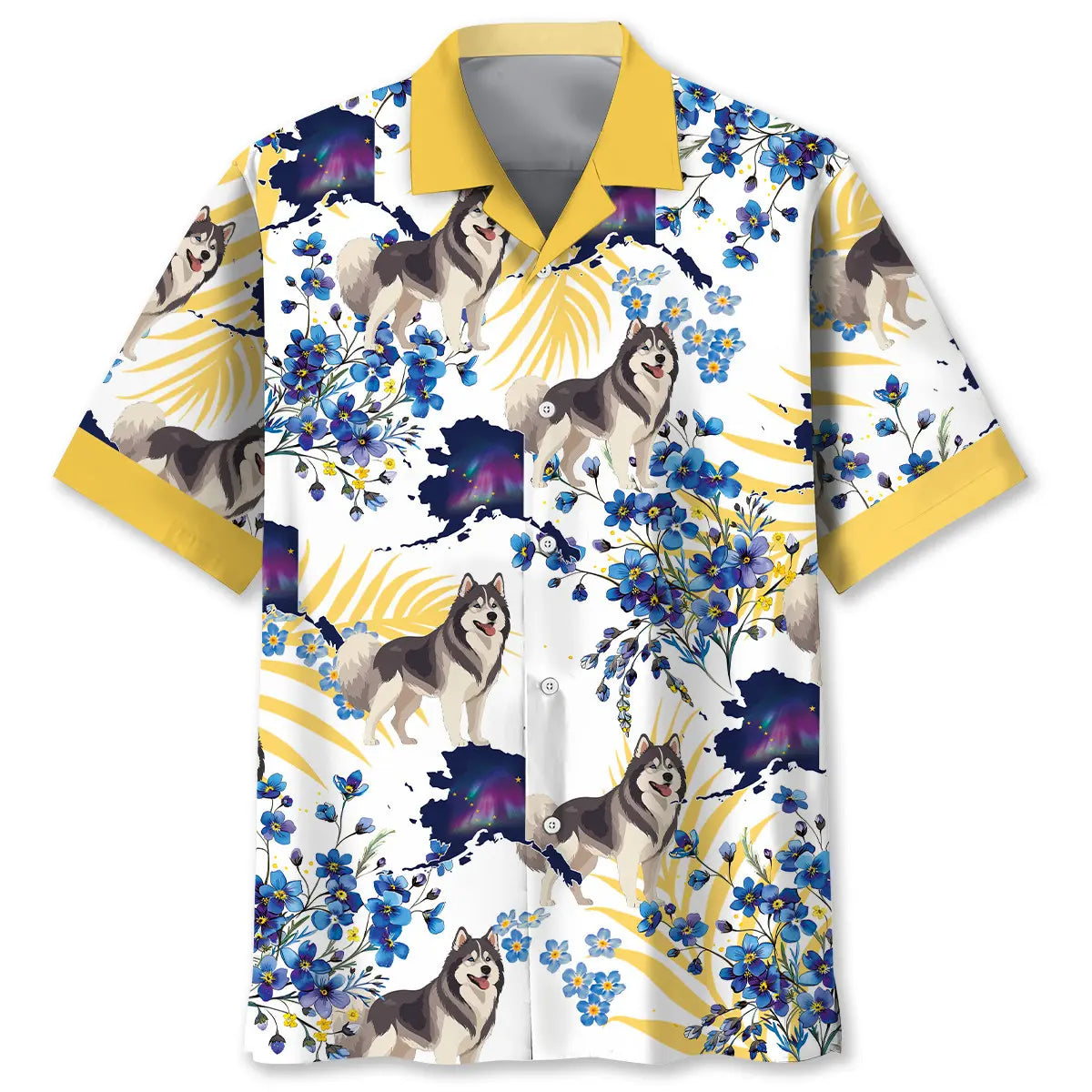 Alaska Proud Hawaiian Shirt For Summer Road Trip And Warm Weather Fashion
