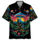 Alien Bigfoot Hawaiian Shirt For Summer Vacation, Beach Travel, And Casual Wear