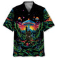 Alien Bigfoot Mischievous Gesture Hawaiian Shirt For Cruise Journey, Beachside Event, And Everyday Comfort