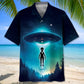 Alien Invade Hawaiian Shirt For Island Vacations, Resort Wear, And Relaxed Seasonal Style