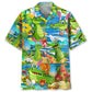 Alligator Easter Hawaiian Shirt For Beach Days, Summer Outings, And Thoughtful Gift Giving
