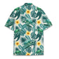 Tropical Island Turtle Aloha Hawaiian Shirt For Summer Vacation, Beach Travel, And Casual Wear