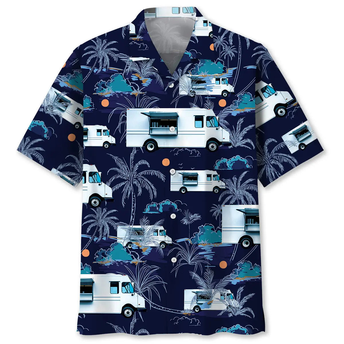 Street Food Truck Hawaiian Shirt For Casual Weekend And Outdoor Comfort
