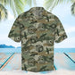 Summer Military Aviation Hawaiian Shirt For Coastal Travel, Casual Events, And Comfortable Summer Wear
