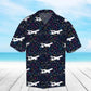 Summer Airplane Hawaiian Shirt For Coastal Travel, Casual Events, And Comfortable Summer Wear