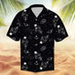 Galaxy Summer Astronaut Hawaiian Shirt For Island Vacations, Resort Wear, And Relaxed Seasonal Style