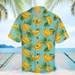 Summer Bananas Hawaiian Shirt For Summer Vacation, Beach Travel, And Casual Wear