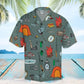 Summer Camping Hawaiian Shirt For Hobby Lovers, Coastal Trips, And Relaxed Everyday Wear