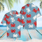 Summer Crab Hawaiian Shirt For Island Vacations, Resort Wear, And Relaxed Seasonal Style