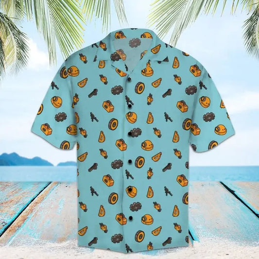 Summer Engineer Hawaiian Shirt For Beach Days, Summer Outings, And Thoughtful Gift Giving