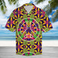 Summer Hippie Jungle Cats Hawaiian Shirt For Nature Fans, Resort Trips, And Comfortable Warm Weather Wear