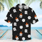 Summer Marshmallow Hawaiian Shirt For Island Getaways, Outdoor Gatherings, And Comfortable Summer Wear