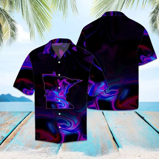 Summer Minnesota Hawaiian Shirt For Beach Days, Summer Outings, And Thoughtful Gift Giving