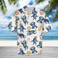 Summer Sloths Hawaiian Shirt For Summer Vacation, Beach Travel, And Casual Wear