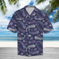 Summer Whale Hawaiian Shirt For Coastal Travel, Casual Events, And Comfortable Summer Wear