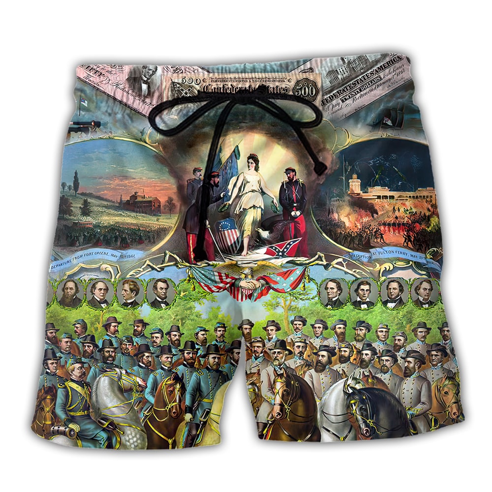 Americana Beach Shorts For Weekend Travel And Travel Ready Comfort