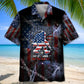 American Bigfoot Heritage Hawaiian Shirt For Heritage Inspired Events, Beach Travel, And Thoughtful Gifting