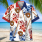 American Baseball Hawaiian Shirt For Resort Trips, Coastal Parties, And Warm Weather Style
