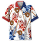 American Baseball Hawaiian Shirt For Resort Trips, Coastal Parties, And Warm Weather Style