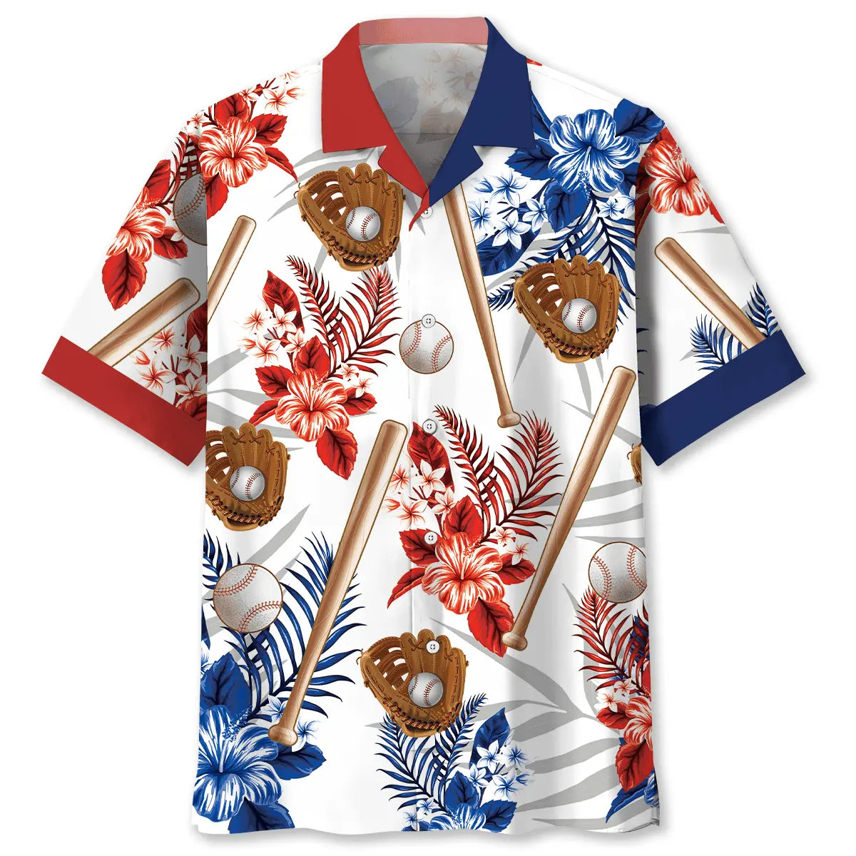 American Baseball Hawaiian Shirt For Resort Trips, Coastal Parties, And Warm Weather Style