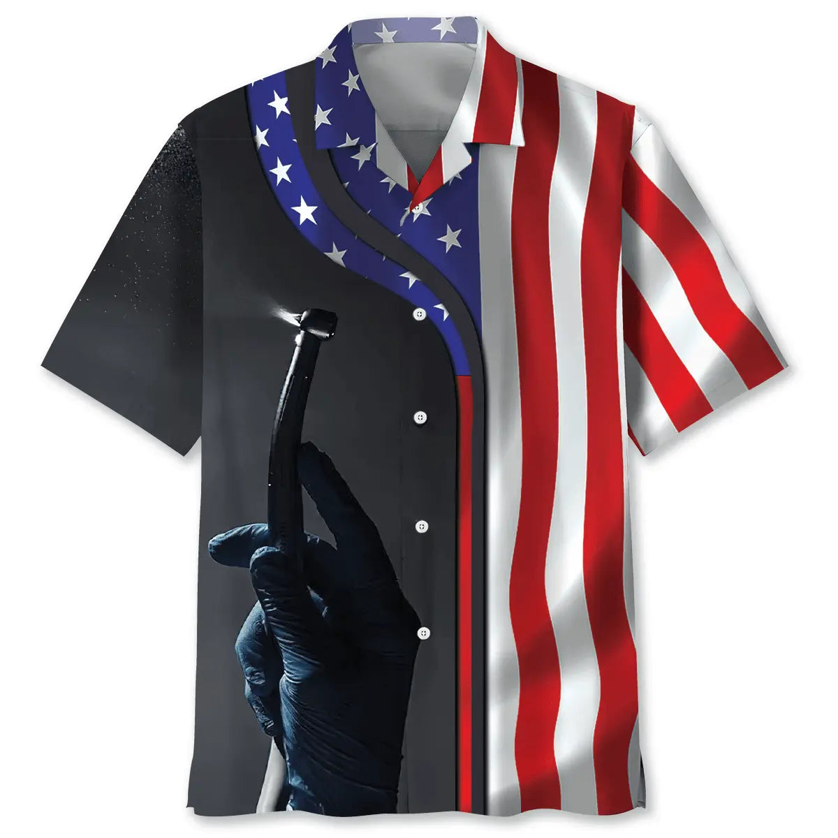 American Dentist Proud Hawaiian Shirt For Beach Party, Family Vacation, And Summer Event Style