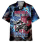 American Dirt Bike Passion Hawaiian Shirt For Poolside Gathering, Island Getaway, And Outdoor Comfort