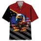 American Eagle Hawaiian Shirt For Summer Celebrations, Resort Days, And Relaxed Everyday Wear