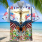 American Easter Hawaiian Shirt For Island Vacations, Resort Wear, And Relaxed Seasonal Style