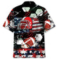 American Football Hawaiian Shirt For Summer Celebrations, Resort Days, And Relaxed Everyday Wear
