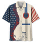 American Guitar Hawaiian Shirt For Island Vacations, Resort Wear, And Relaxed Seasonal Style