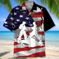 American Karate Hawaiian Shirt For Island Vacations, Resort Wear, And Relaxed Seasonal Style
