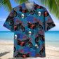 American Motorcycle Hawaiian Shirt For Resort Trips, Coastal Parties, And Warm Weather Style