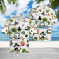 American Summer Staffordshire Terrier Vacation Hawaiian Shirt For Beach Days, Summer Outings, And Thoughtful Gift Giving