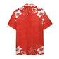 Cartoon Red Bird Hawaiian Shirt For Beach Days, Summer Outings, And Thoughtful Gift Giving