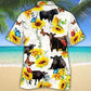 Angus Cattle Butterfly Sunflower Hawaiian Shirt For Beach Days, Summer Outings, And Thoughtful Gift Giving