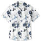 Floral Tropical Summer Plants Beach Vacation Hawaiian Shirt For Hobby Lovers, Coastal Trips, And Relaxed Everyday Wear