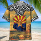 Arizona Monument Valley Hawaiian Shirt For Resort Escape, Poolside Gathering, And Coastal Style