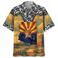 Arizona Monument Valley Hawaiian Shirt For Beach Travel, Vacation Cruise, And Summer Party Style