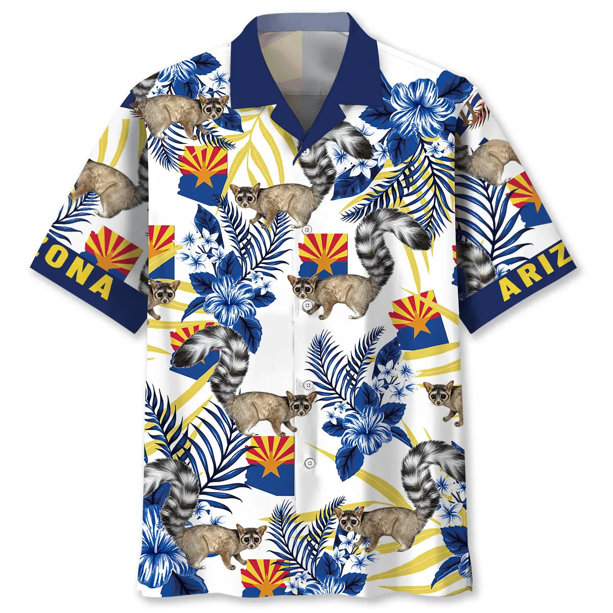 Arizona Proud Hawaiian Shirt For Vacation Cruise, Summer Road Trip, And Thoughtful Gifting