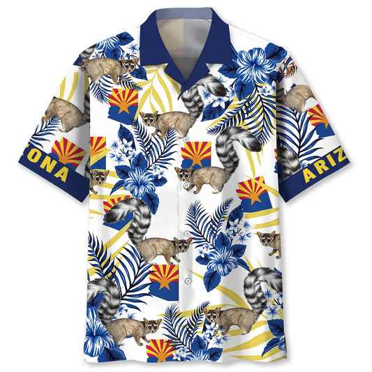 Arizona Proud Hawaiian Shirt For Vacation Cruise, Summer Road Trip, And Thoughtful Gifting