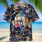 Art Teacher Hawaiian Shirt For Family Vacation, Relaxed Getaway, And Memorable Gifting