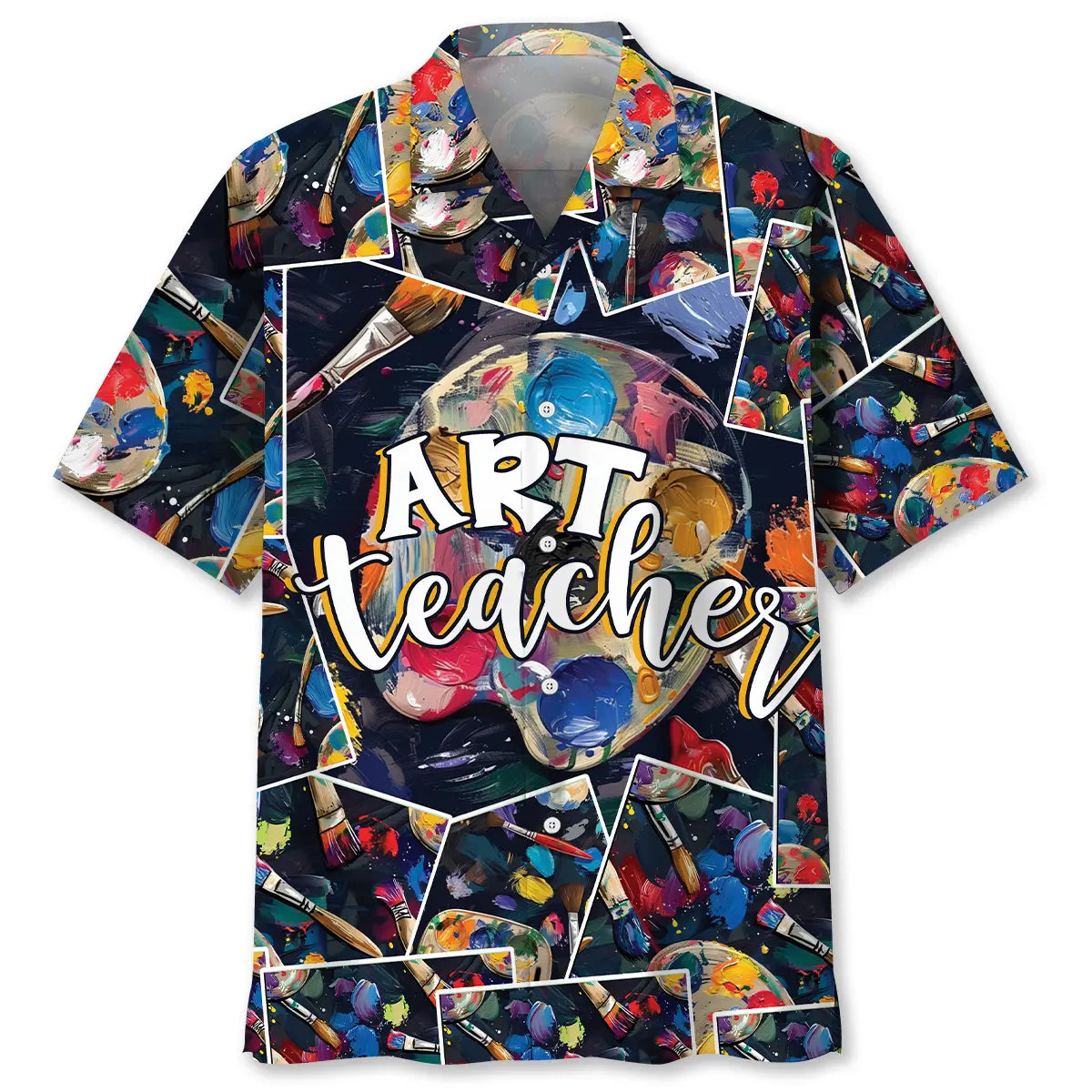 Art Teacher Hawaiian Shirt For Resort Escape, Seasonal Celebration, And Beachside Style