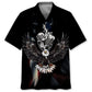 Patriotic Biker Faith Hawaiian Shirt For Tropical Holidays, Outdoor Gatherings, And Everyday Comfort