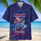 Patriotic Trucker Faith Hawaiian Shirt For Holiday Gatherings, Coastal Trips, And Proud Seasonal Style