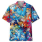 Astronaut Universe Hawaiian Shirt For Resort Trips, Coastal Parties, And Warm Weather Style