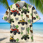ATV Wheeler Cactus Desert Race Hawaiian Shirt For Summer Vacation, Beach Travel, And Casual Wear