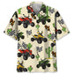 ATV Wheeler Cactus Desert Race Hawaiian Shirt For Summer Vacation, Beach Travel, And Casual Wear